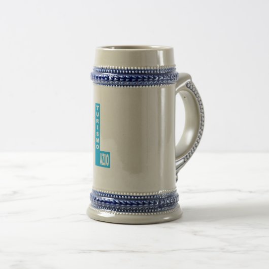 Chope pour voyages DESIGN  LAZIO  TURISMO ビールジョッキ (正面右)