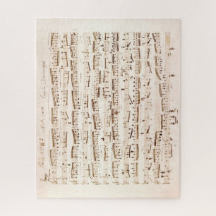 Chopin Classical Music Score Puzzle ジグソーパズル