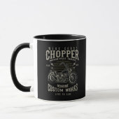 Chopper Motorcycle, Mug マグカップ (左)