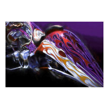 CHOPPER MOTORCYCLE TAIL OF A DRAGON