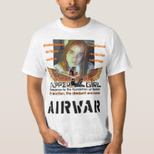 Choppergirlの不従順=自由のTシャツ