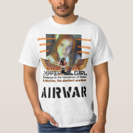 Choppergirlの不従順=自由のTシャツ Tシャツ
