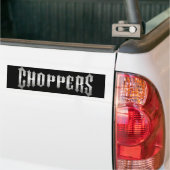 CHOPPERS CROME バンパーステッカー (トラック上)