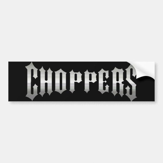 CHOPPERS CROME バンパーステッカー (正面)