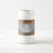 Choppinの木製の時間ステイン ビールジョッキ (中央)