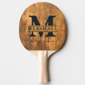 Chopping Block Monogram & Name Overlay 卓球ラケット (裏面)