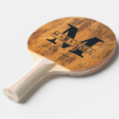 Chopping Block Monogram & Name Overlay 卓球ラケット (正面アングル)