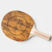 Chopping Block Name in Drawn Circle 卓球ラケット (横)