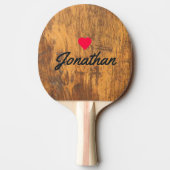 Chopping Block Vintage Heart Signature 卓球ラケット (裏面)