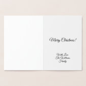 Chords We Wish You A Merry Christmas Music Notes 箔カード (内部)