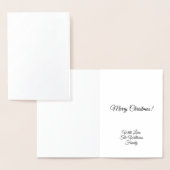 Chords We Wish You A Merry Christmas Music Notes 箔カード (ディスプレー)