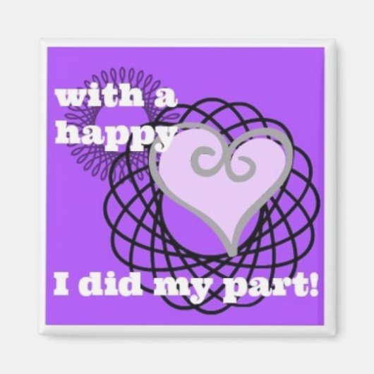 choreチャート磁石!!! マグネット (正面)