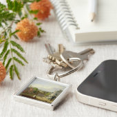 Chorley、眺めoのLancashireの通り場面、 キーホルダー (側面)