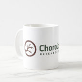 Choroideremiaのロゴのマグ コーヒーマグカップ (正面左)