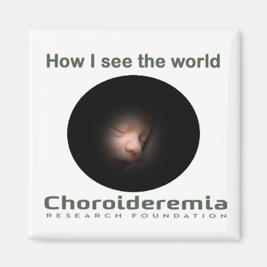 CHOROIDEREMIA世界を見る方法 – 磁石 (正面)