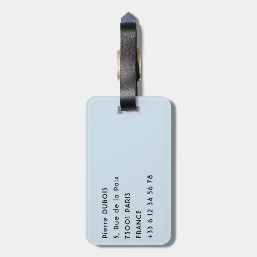 Chorten Kora :ブータン東部,ヒマラヤ,アジア ラゲッジタグ (裏面縦)