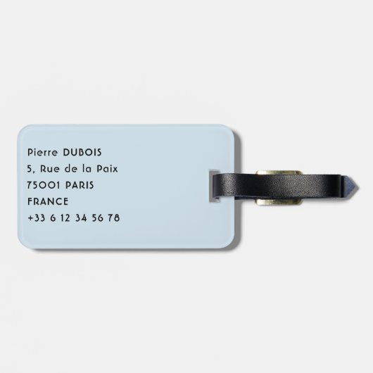 Chorten Kora :ブータン東部,ヒマラヤ,アジア ラゲッジタグ (裏面横)