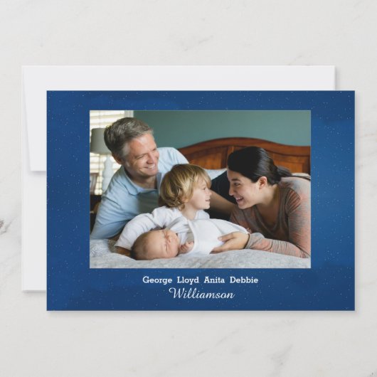 Chorus of Snowmen sing greetings - Personalize シーズンカード (裏面)