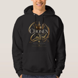 Chosen & Called – ロイヤル・クリスチャンクラウン デザイン パーカ