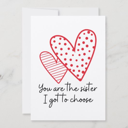 Chosen Sister サンキューカード (正面)