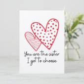 Chosen Sister サンキューカード (スタンド正面)