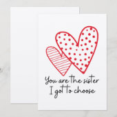 Chosen Sister サンキューカード (正面/裏面)