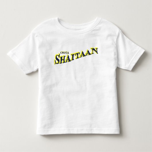 Chota Shaitanの子供 トドラーTシャツ (正面)