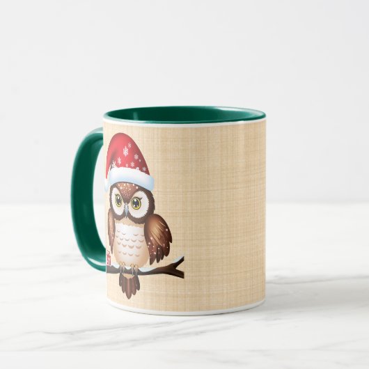Chouette Noël マグカップ (正面左)