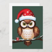 Chouette Noël 招待状 (正面/裏面)