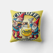 Chouffe Beer Gnomes Theme Design クッション (裏面)