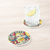 Chouffe Beer Gnomes Theme Design コースター (側面)