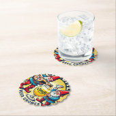 Chouffe Beer Gnomes Theme Design ペーパーコースター (インサイチュ)