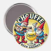 Chouffe Beer Gnomes Theme Design マグネット (正面/裏面)