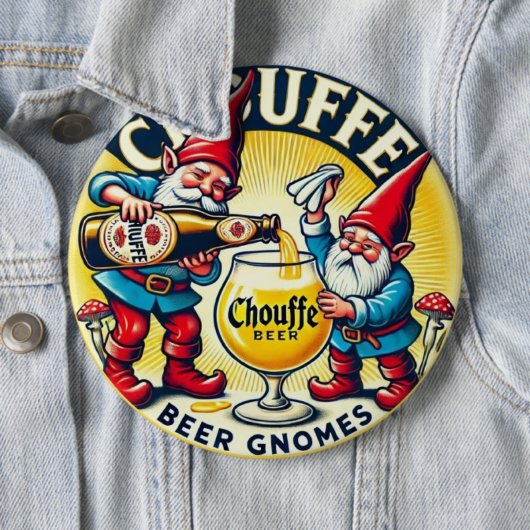 Chouffe Beer Gnomes Theme Design 缶バッジ (インサイチュ)