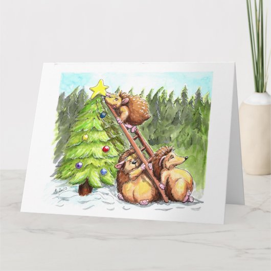 choupissons de Noël カード (正面)