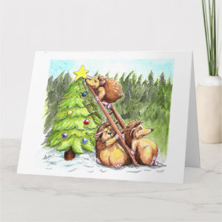 choupissons de Noël カード