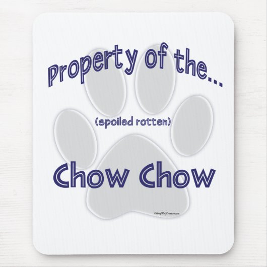 Chowプロパティ マウスパッド (正面)
