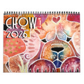 CHOW 2026 Chow Art Calendar by Sandra Miller カレンダー (カバー)