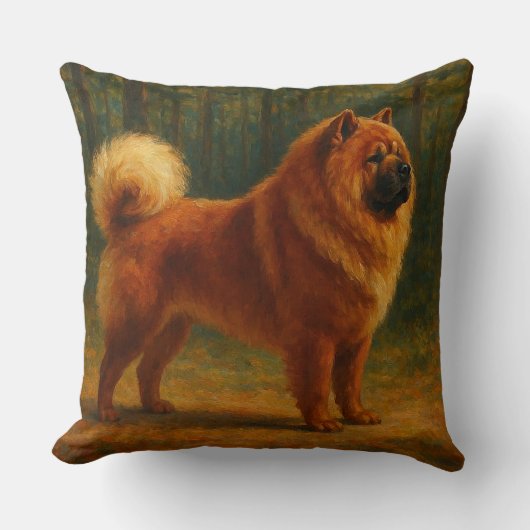 Chow Chow クッション (正面)