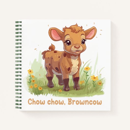Chow chow, Browncow ノートブック (正面)