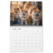 Chow Chow Calendar カレンダー (1月 2027)