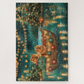 Chow Chow Christmas Festive Voyage ジグソーパズル (縦)