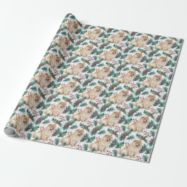 Chow Chow Christmas Wrapping Paper ラッピングペーパー