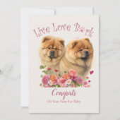 Chow Chow Dog Adoption、Gotcha Day カード (正面)