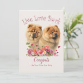 Chow Chow Dog Adoption、Gotcha Day カード (スタンド正面)