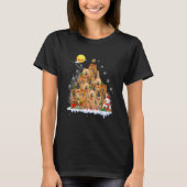 Chow Chow Dog  Matching Santa Chow Chow Christmas  Tシャツ (正面)