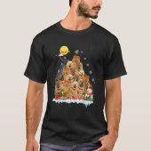 Chow Chow Dog Matching Santa Chow Chow Christmas Tシャツ (正面)