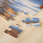 Chow Chow Dogs Christmas Snow Holiday  ジグソーパズル (側面)