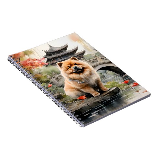 Chow Chow Exploring a Chinese Garden ノートブック (右側)