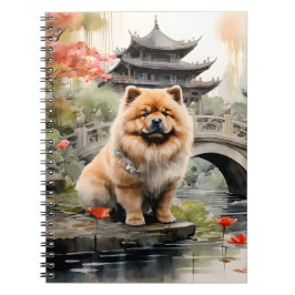 Chow Chow Exploring a Chinese Garden ノートブック